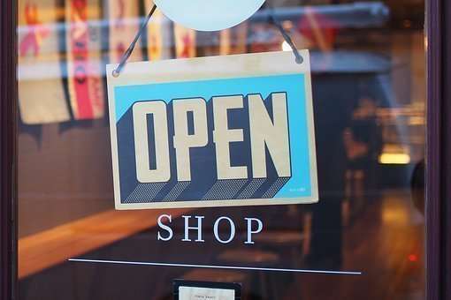 Open Shop sign