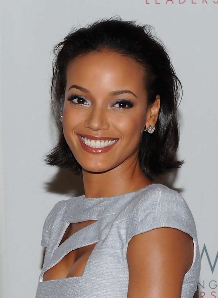 Selita Ebanks smiling on the World Cup