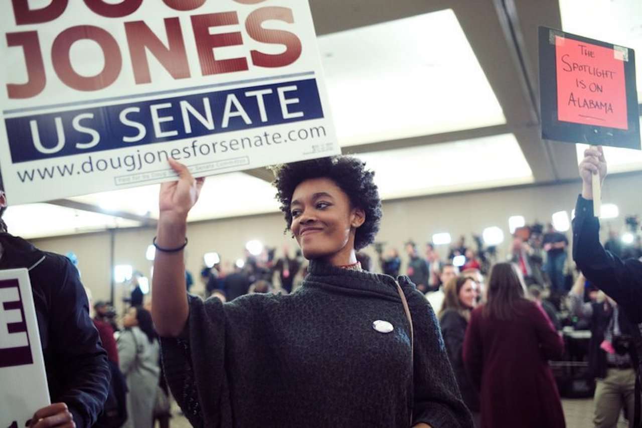 Doug Jones for senate signs