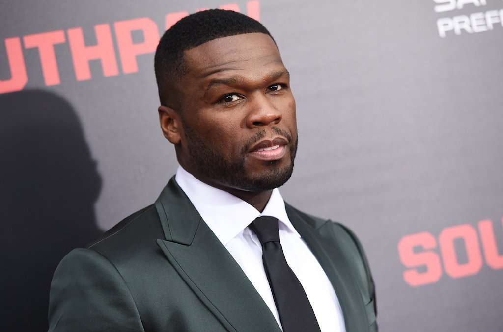 Curtis Jackson on southpaw red carpet