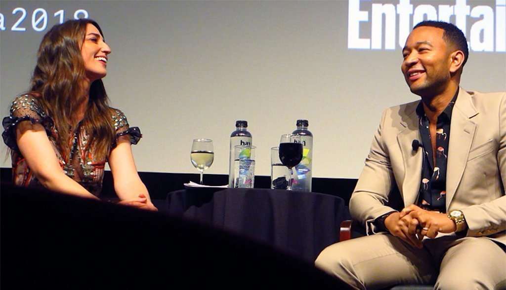 John Legend talking with Sara Bareillis about Kanye and luna