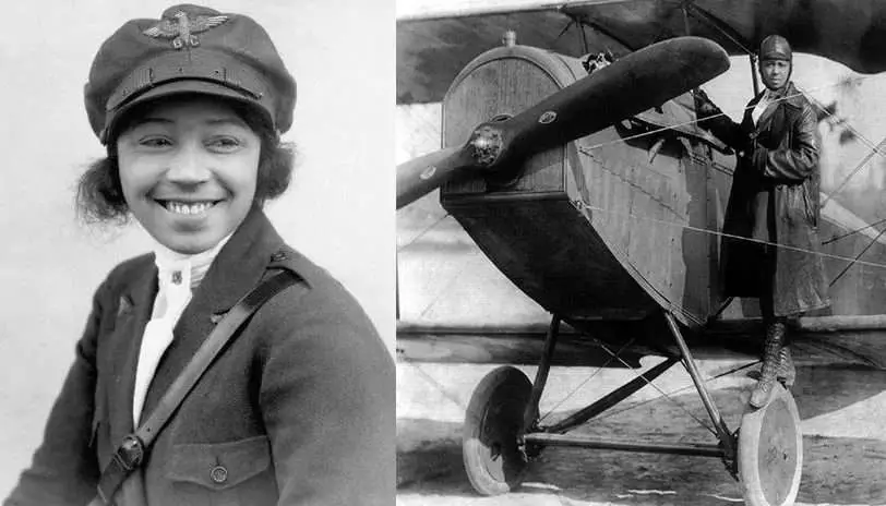 First African American Women to hold a pilot license Bessie Coleman