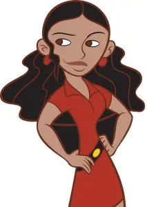 black girl cartoon characters, black cartoon characters