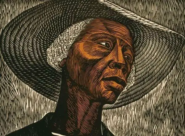 Elizabeth Catlett artwork sharecropper