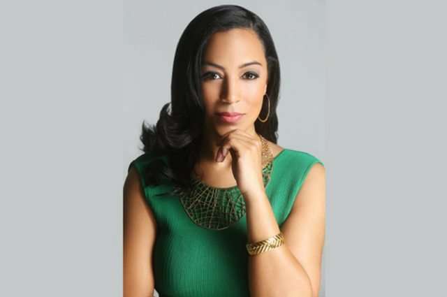 angela rye, angela rye cnn, wearing green