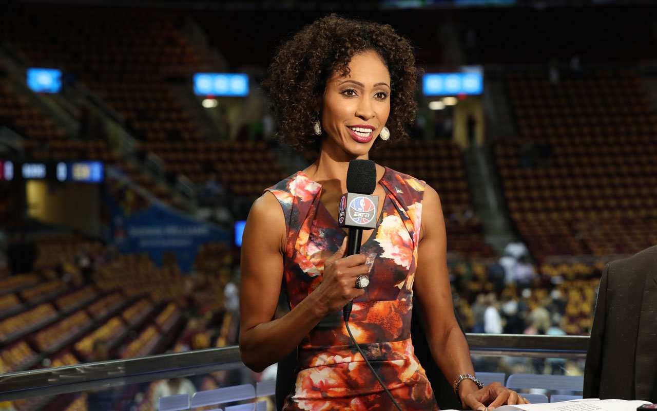 sage steele taking at Espn