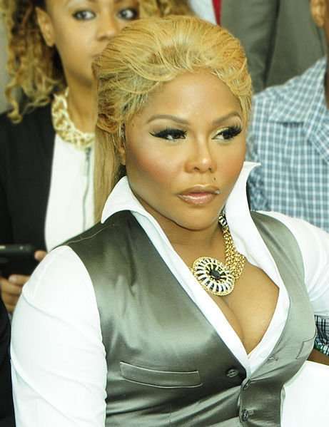 Lil Kim with Blonde Hair