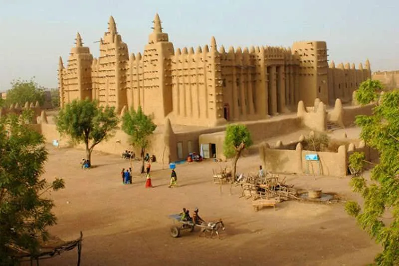 Great Mosque of Djenné Castle in Mali 