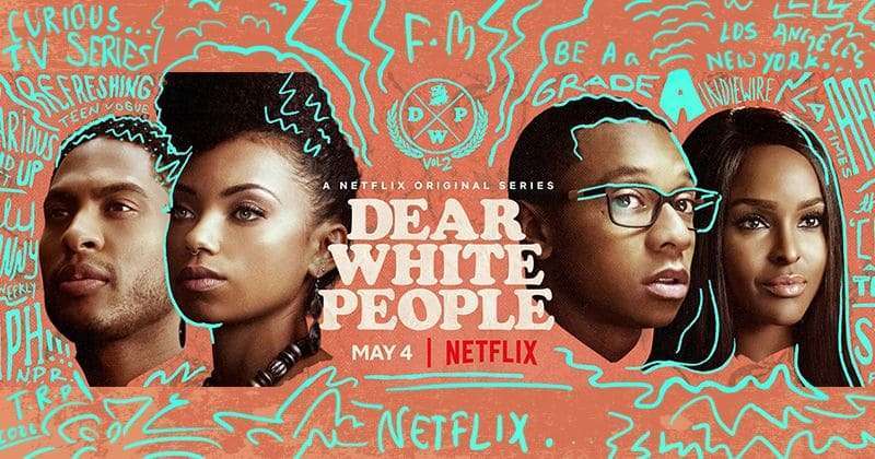 Dear White People on Netflix starring Logan Browning, Brandon Bell, Deron Horton, Ashley Blaine