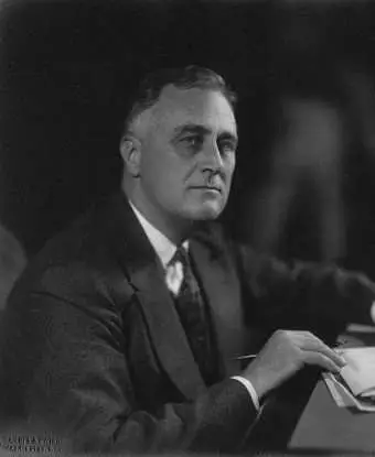 32nd Franklin D Roosevelt 1933-1945 Democratic