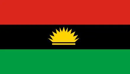 The flag of Biafra
