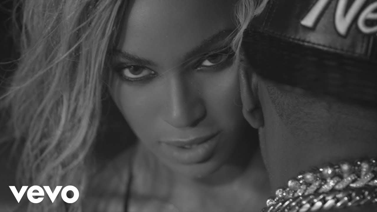 Beyonce music video in Black and White