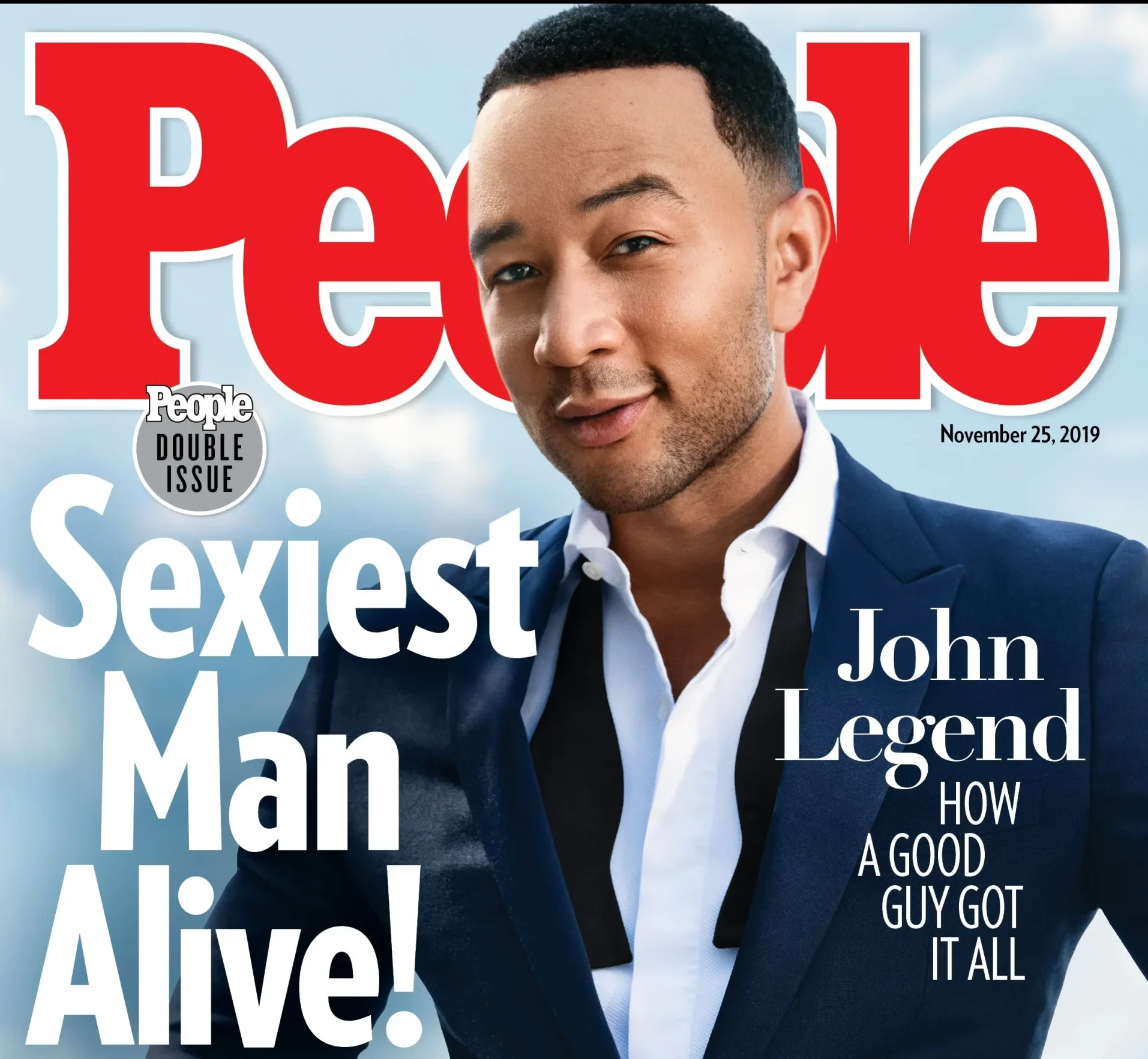 John Legend on the cover people as the sexiest man alive
