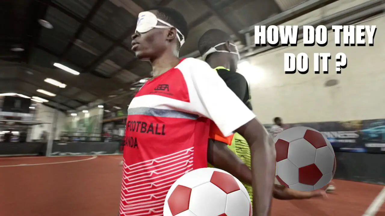 blind football players of Uganda